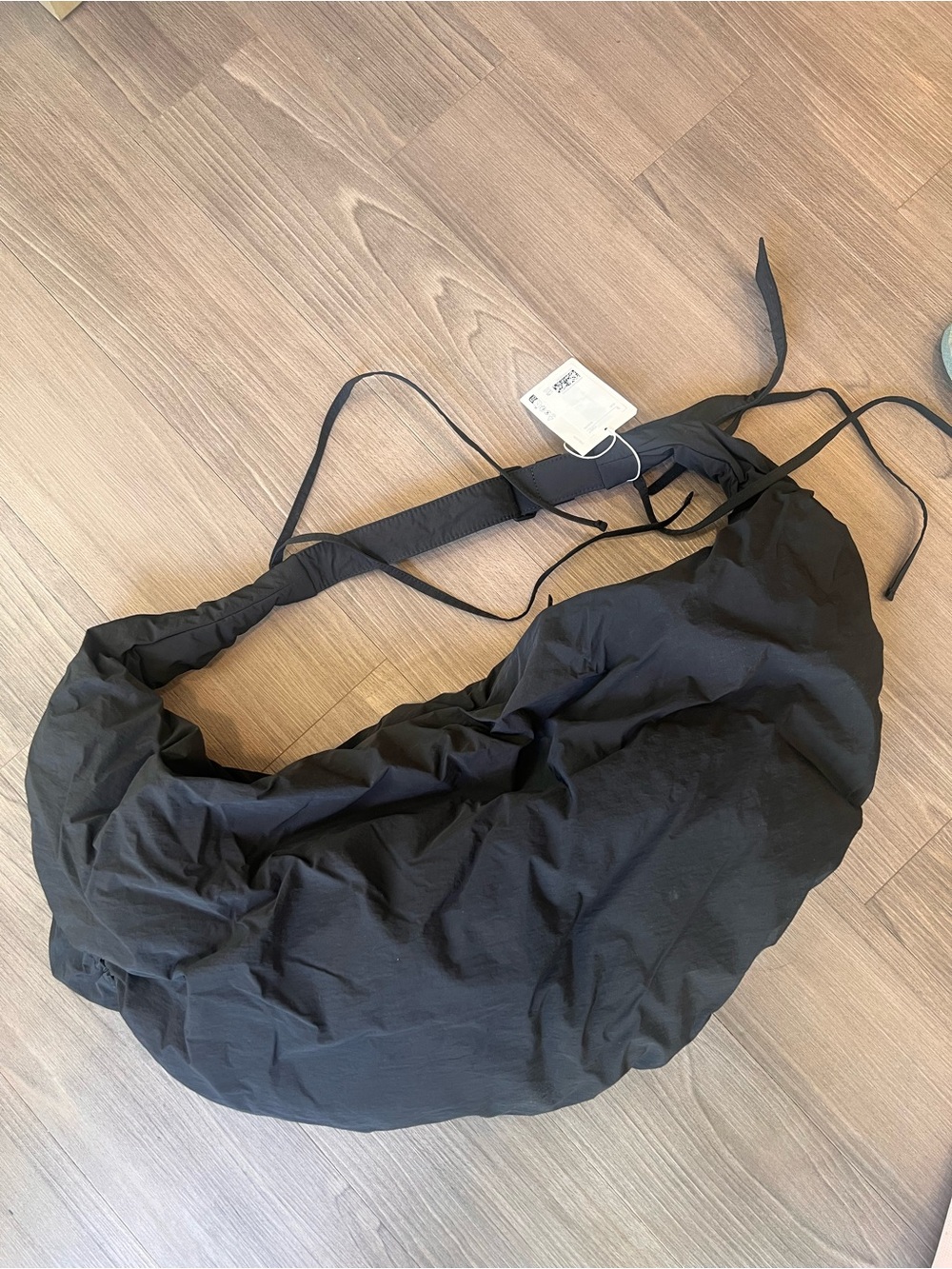 COS Black Oversized Slouch Hobo Bag